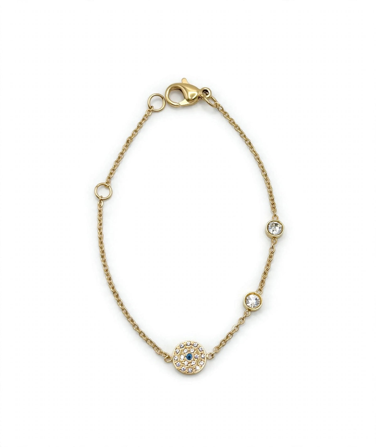 Evil Eye Gold Bracelet
