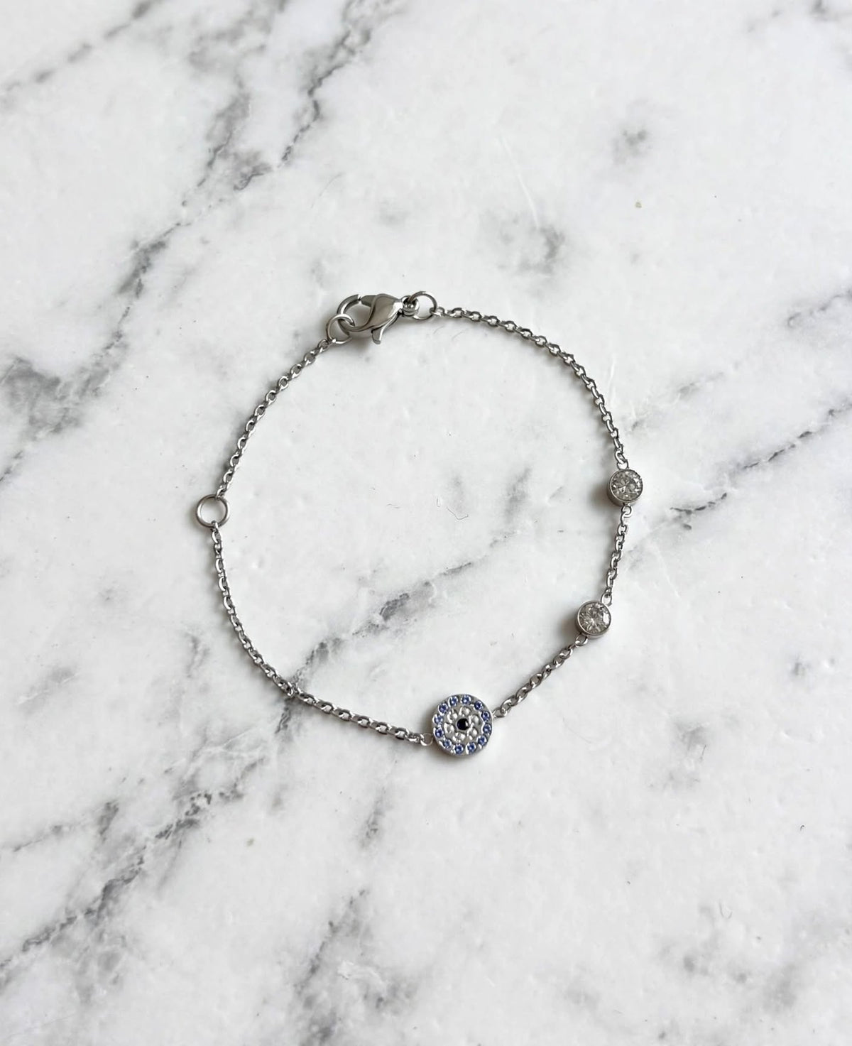 Evil Eye Silver Bracelet