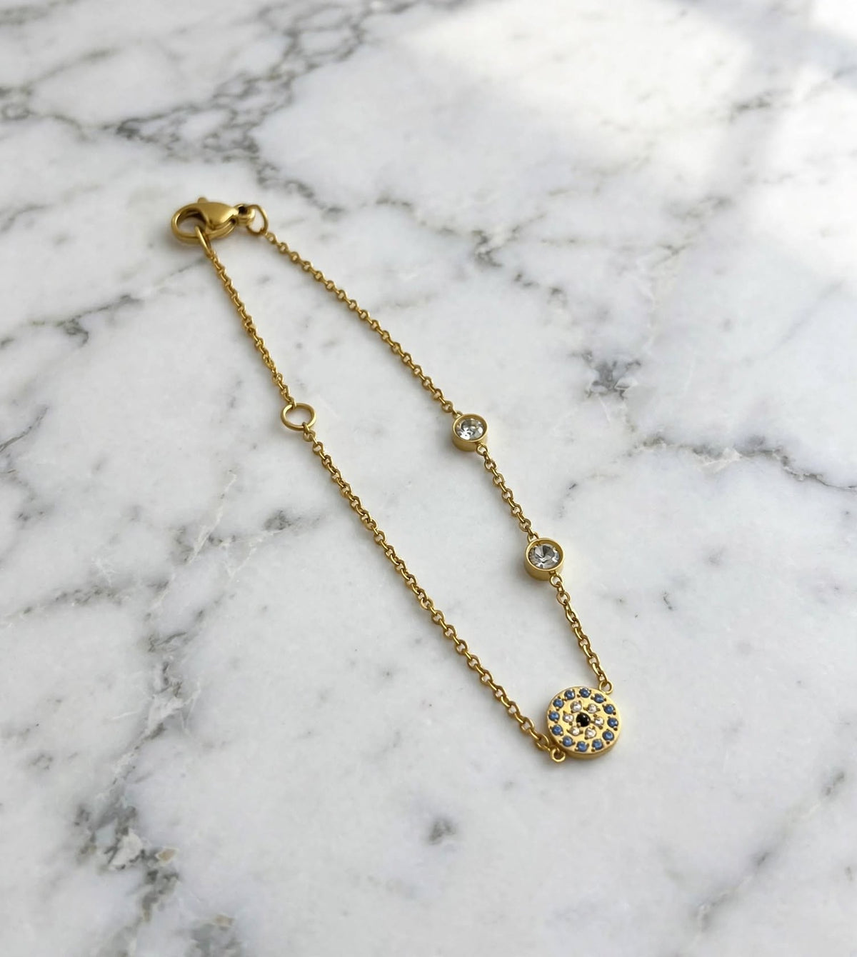 Evil Eye Gold Bracelet